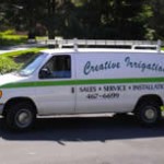 Creative Irrigation Long Island service truck